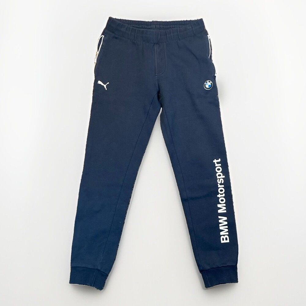 Puma BMW M Motorsport jogger Mens Size S Navy Sweatpants